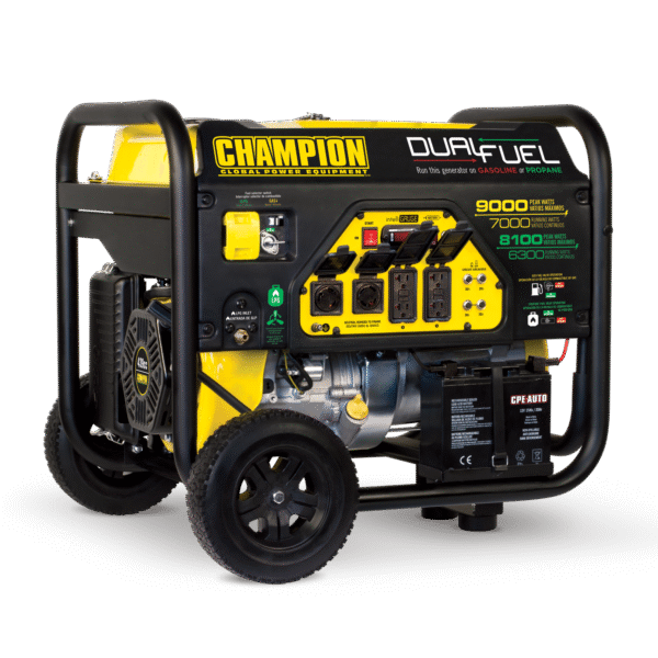 Champion 100155 7000W/9000W Dual Fuel Electric Start Generator Manufacturer RFB - Image 2