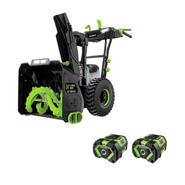 EGO Power+ SNT2405 24 in. Two stage 56 V Battery Snow Blower Kit (Battery & Charger) W/ TWO 7.5 AH BATTERIES - Image 1