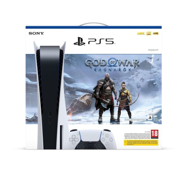 PlayStation 5 Digital Edition – God of War Ragnarök Bundle - Image 1
