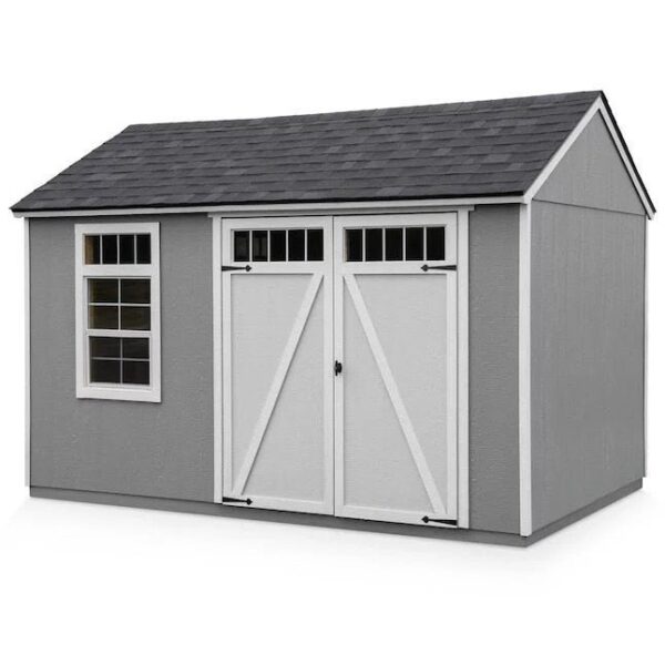 Heartland 12-ft x 8-ft Coronado Gable Engineered Storage Shed (Floor Included) - Image 1