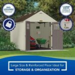 Suncast BMS8100 8′ x 10′ Tremont Storage Shed - Image 4