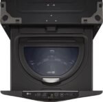 LG – SideKick 1.0 Cu. Ft. High-Efficiency Smart Top Load Pedestal Washer with 3-Motion Technology – Black steel - Image 16
