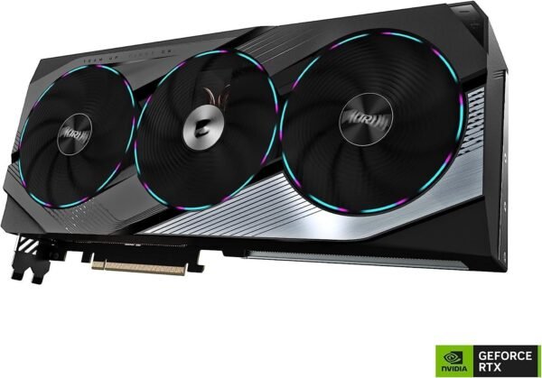 Gigabyte AORUS GeForce RTX 4070 Ti Elite 12G Graphics Card, 3X WINDFORCE Fans, 12GB 192-bit GDDR6X, GV-N407TAORUS E-12GD Video Card - Image 3