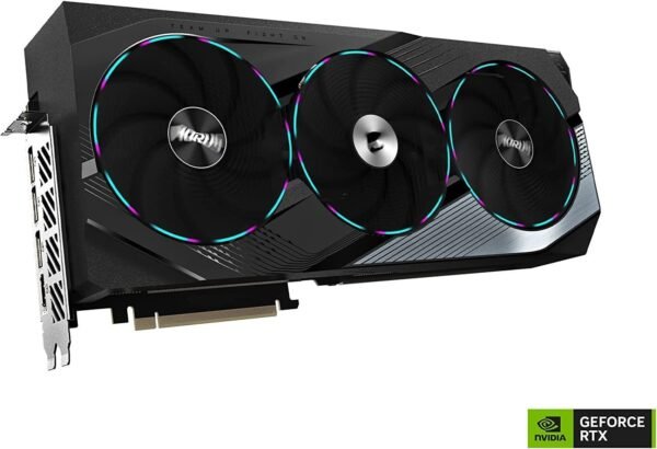 Gigabyte AORUS GeForce RTX 4070 Ti Elite 12G Graphics Card, 3X WINDFORCE Fans, 12GB 192-bit GDDR6X, GV-N407TAORUS E-12GD Video Card - Image 2