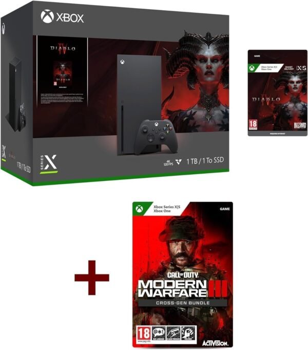 Xbox Series X – Diablo IV Bundle + Call of Duty: Modern Warfare III – Cross-Gen Bundle for Xbox One and Xbox Series X (Download Code) - Image 1