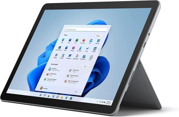 Microsoft Surface Go 2 10.5″ Touch screen, Intel Core m3 8th Gen, 8GB RAM, 128GB SSD – Wifi + LTE – Platinum - Image 1