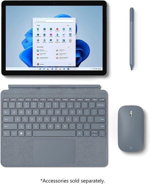 Microsoft Surface Go 2 10.5″ Touch screen, Intel Core m3 8th Gen, 8GB RAM, 128GB SSD – Wifi + LTE – Platinum - Image 2