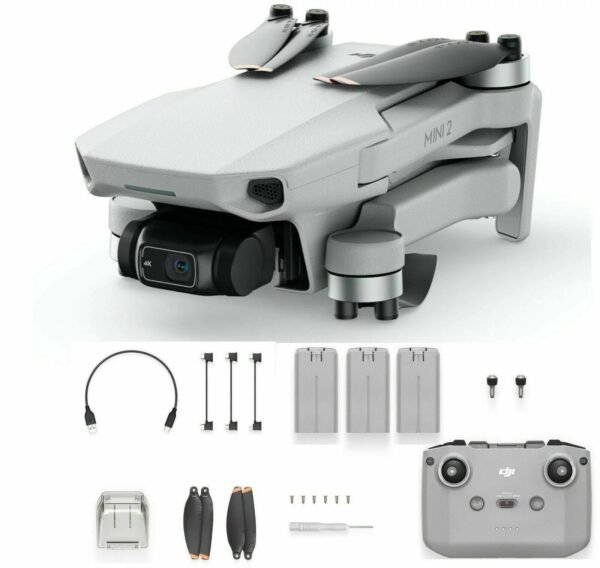 DJI Mini 2 Drone Quadcopter Ready To Fly 3 battery Bundle - Image 1