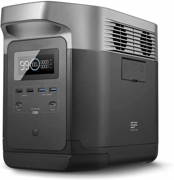 Ecoflow Delta 1300Wh 1800w Power Station Portable Solar Generator Battery Backup - Image 1