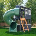 Kids Kidkraft Cozy Escape Playhouse In Navy Installation Included - Image 2