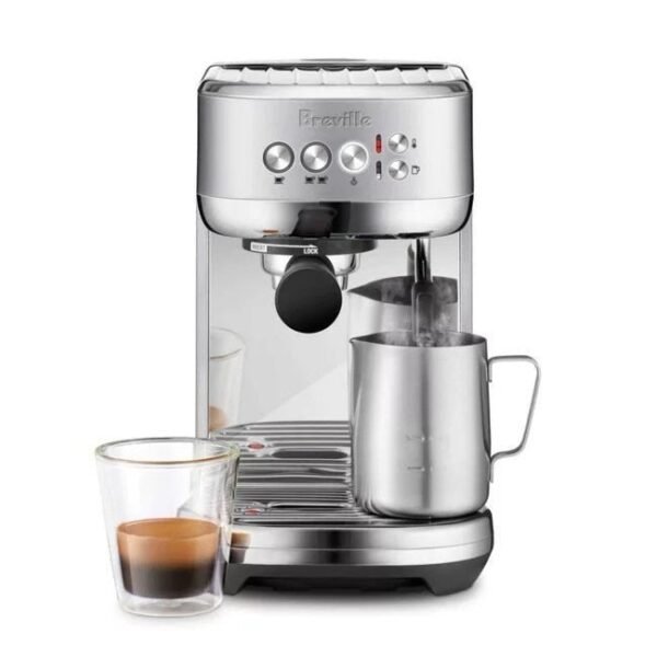 Breville The Bambino Plus Espresso Machine, Stainless Steel-BES500 - Image 1